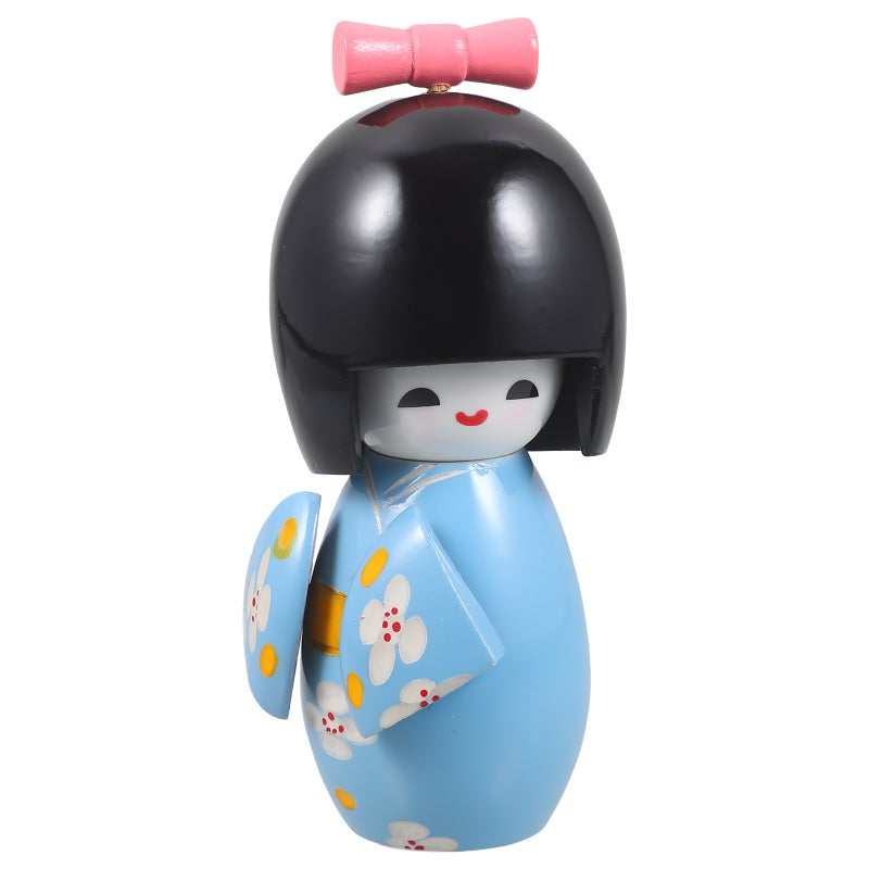 Japanese Kimono Doll Decor Cartoon Kimono Doll Figurine Desktop Ornament - Image 1