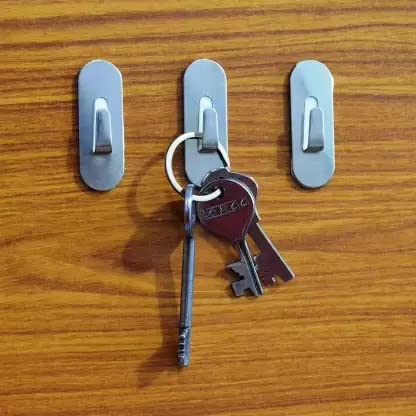 Hoppokart Hoppokart 18 pcs Wall Clips Hook Adhesive Pack of 18 Door Hanger  - Image 2