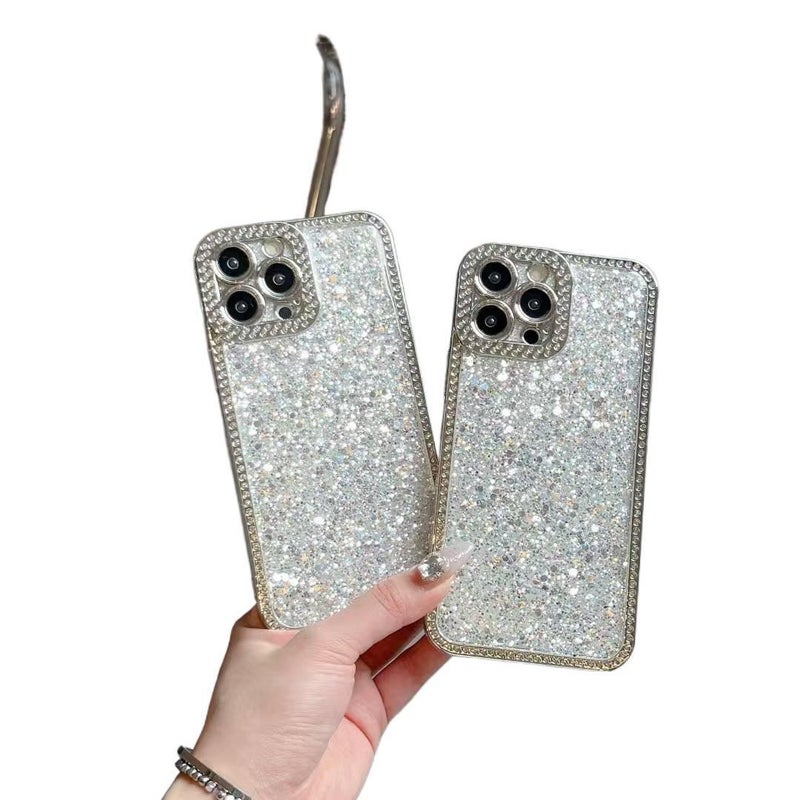 غطاء واقي | Silver | ملمس جلد | تشطيب راتنج | قبضة مضادة للانزلاق | مقاوم للصدمات لـ iPhone 17 / 17 Air / 17 Pro / 17 Pro Max - Image 3