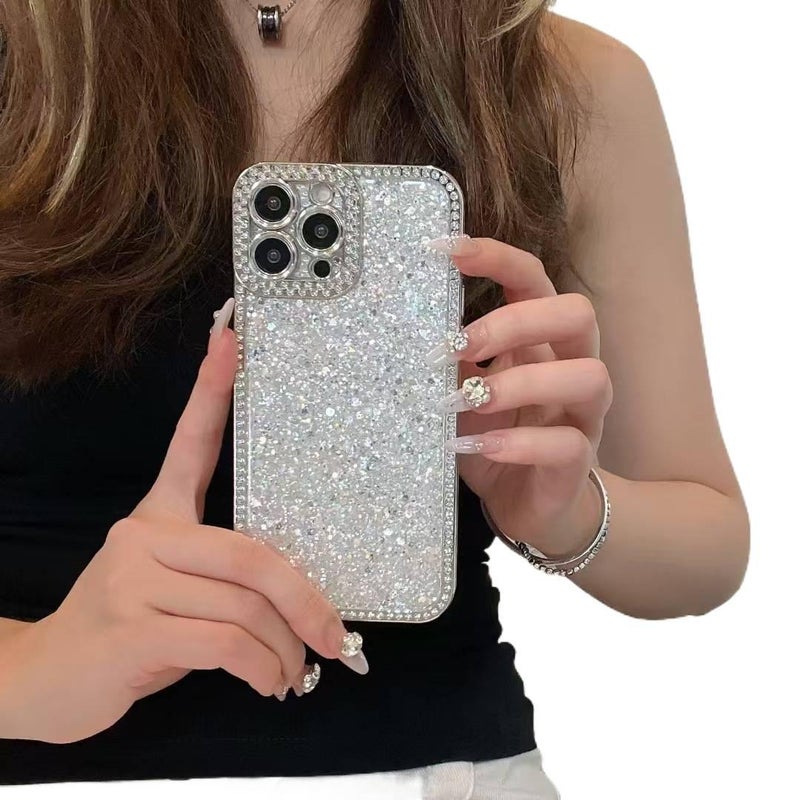 غطاء واقي | Silver | ملمس جلد | تشطيب راتنج | قبضة مضادة للانزلاق | مقاوم للصدمات لـ iPhone 17 / 17 Air / 17 Pro / 17 Pro Max - Image 1