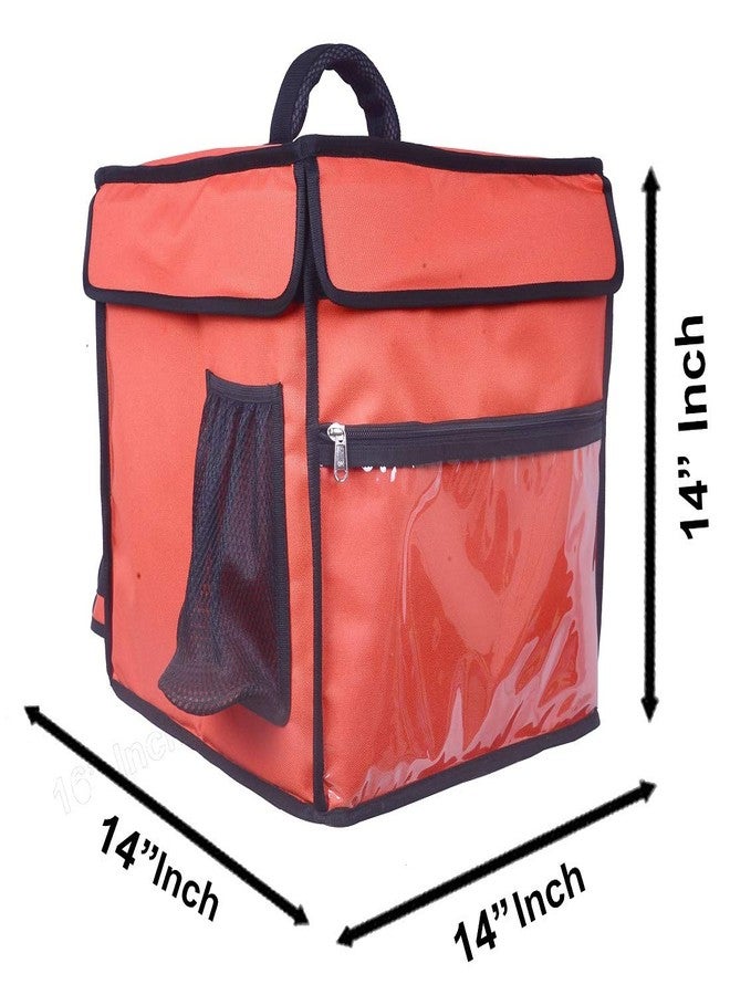 Quaffor Hot zomato/swiggy/Food/ice-Cream delivery Backpack 14 inch 34 LTR - Image 2