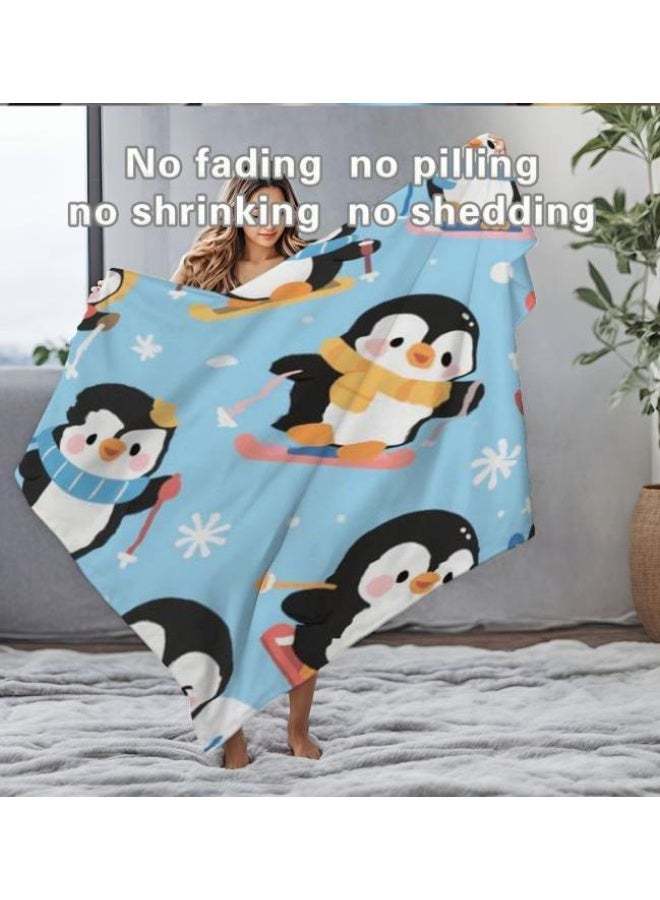 عام بطانية رقيقة من الفانيلا الكرتونية للأطفال والرضع (دافئة ومريحة، ومناسبة للنوم والألعاب) 70 سم * 100 سم