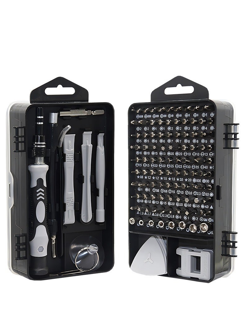 Household Multifunction Repair Tools 115 In 1 Precision Screwdriver Set Portable Removable Magnetic Bit - Image 1
