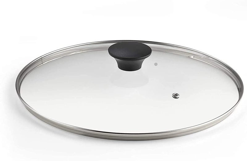 Ziaon Tempered Glass Lid Cover with Silicon Knob for cookware 6 inch (inner 6, outer 6.5 inches) - Image 3
