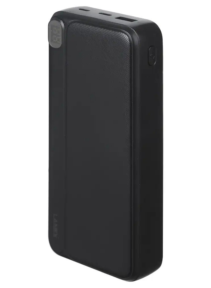 لانيكس باور بانك Lanex N4، 20000 مللي أمبير - أسود - Image 1