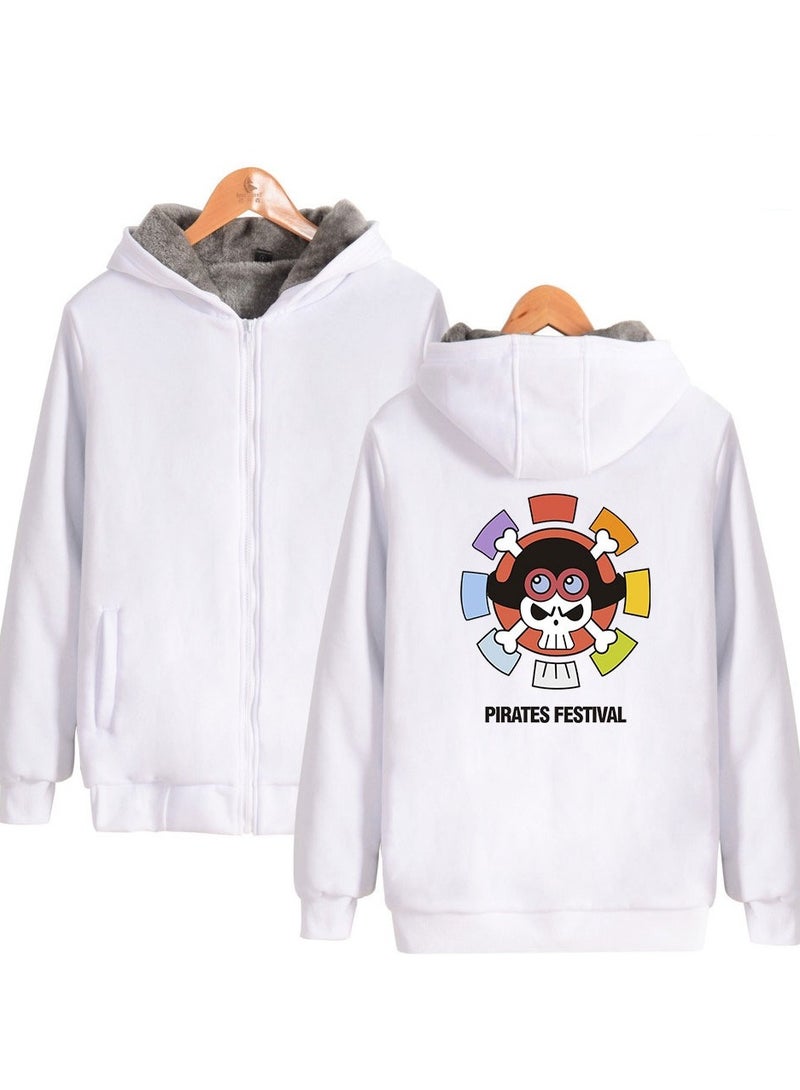 KUYING New One Piece Printed Zipper Sweatshirt Casual Sportswear  - Image 1