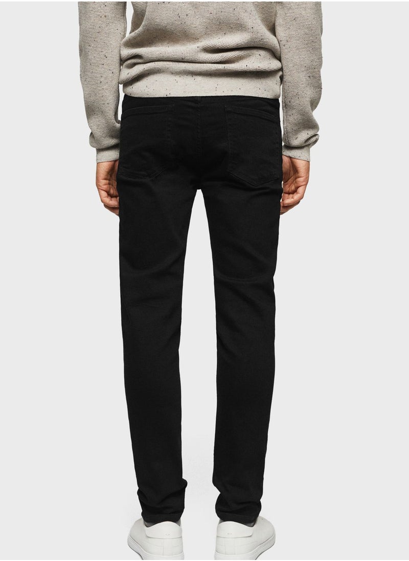 Mango Man - Rinse Skinny Fit Jeans - Image 1