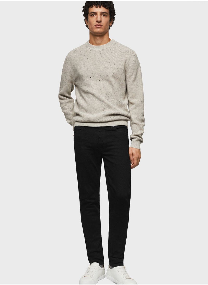 Mango Man - Rinse Skinny Fit Jeans - Image 1