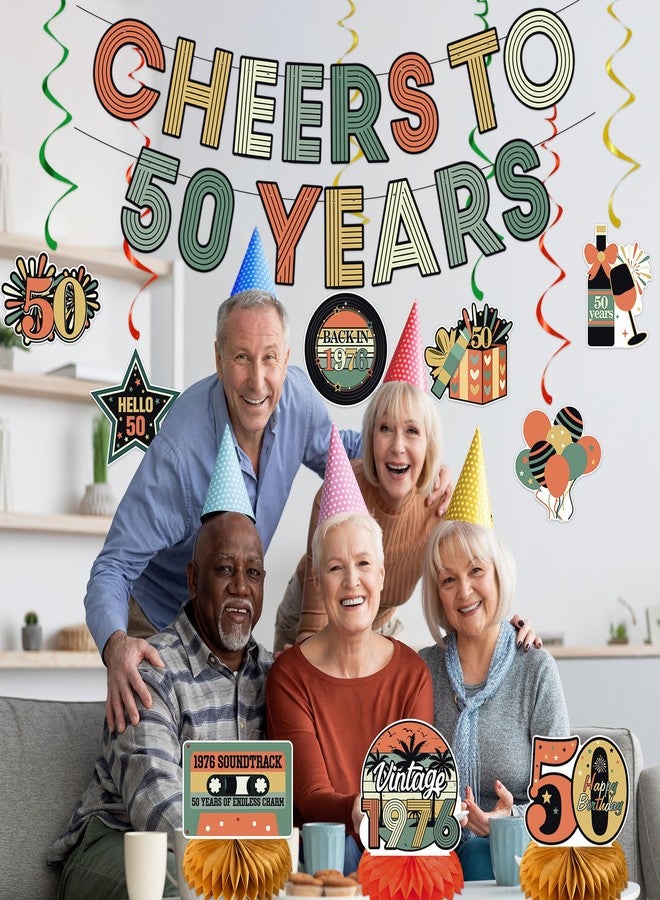 Roetyce Vintage Back in 1976 50th Birthday Banner - Image 3