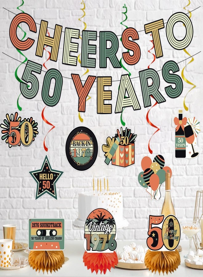 Roetyce Vintage Back in 1976 50th Birthday Banner - Image 4