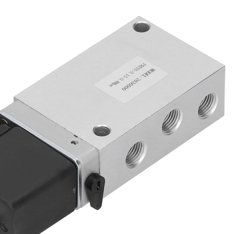 Electric Solenoid Valve G1/4in PilotOperated 2 Position 5 Way Connection Type 2636000(DC24V ) - Image 3