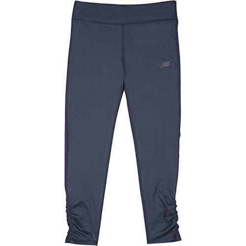 New Balance Little Girl's Performance Tight Pants, Thunder, 4 - Image 1