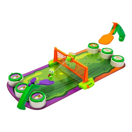 MOOSE Pickleball Blast - The Pickle Smackdown Game, Players Will Love to Smash the Wildly Wiggling Pickle With Their Pickleball Paddle & Try to Flip Over the Pickle Jar Lids to Win, For 2 People, Aged 6+ - Image 4