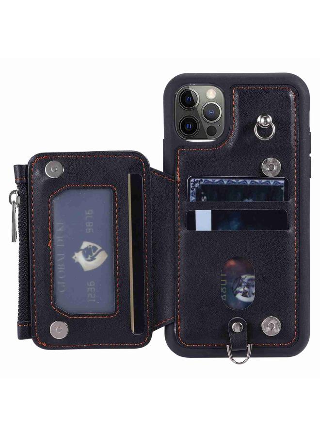 اس-توب جراب لهاتف iPhone 12 Pro Max مزود بسحّاب وفتحات للبطاقات بتقنية RFID - Image 4