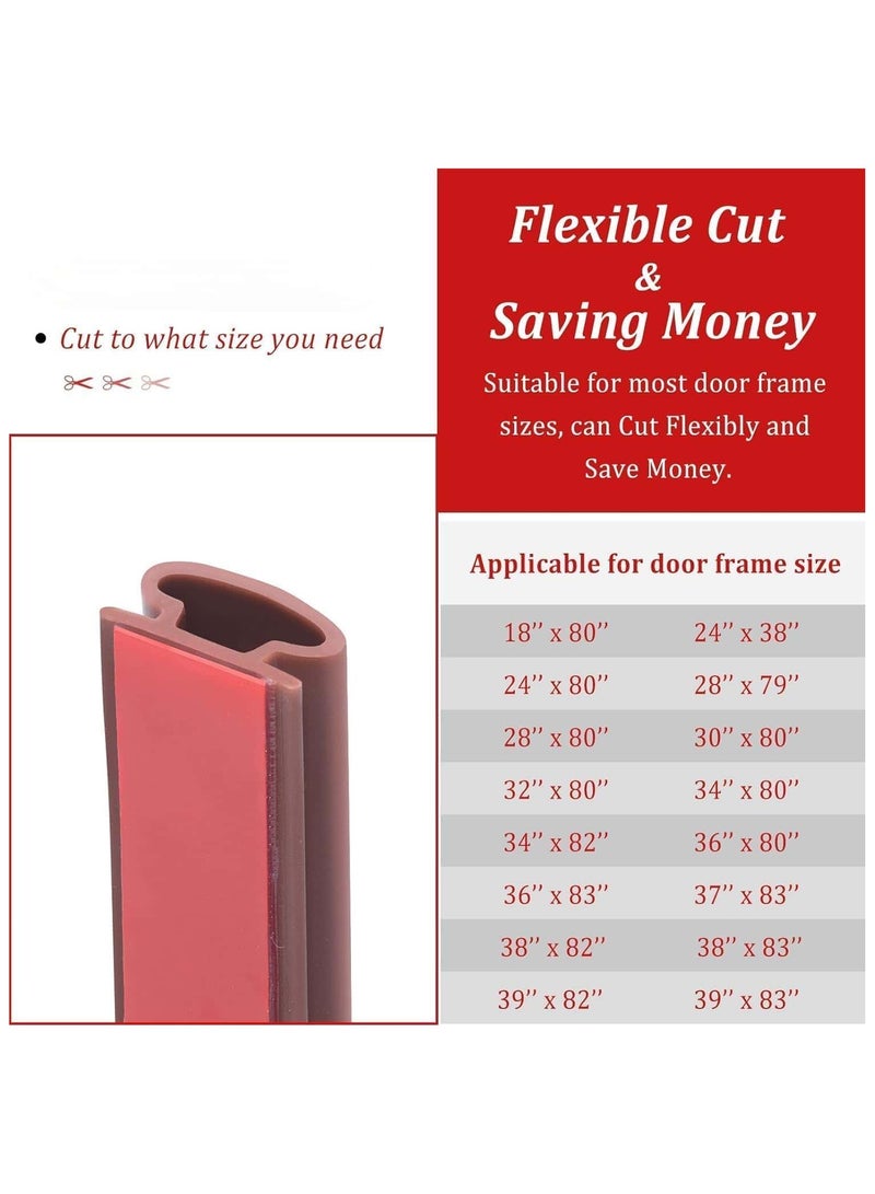 أنمي 6 متر الذاتي لاصق ختم الشريط للنوافذ ، الباب المطاط الطقس ختم الشريط - Image 3