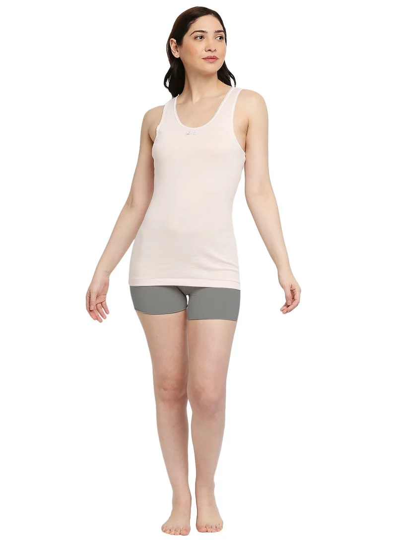 BYC BYC WOMEN'S COTTON VEST - PINK