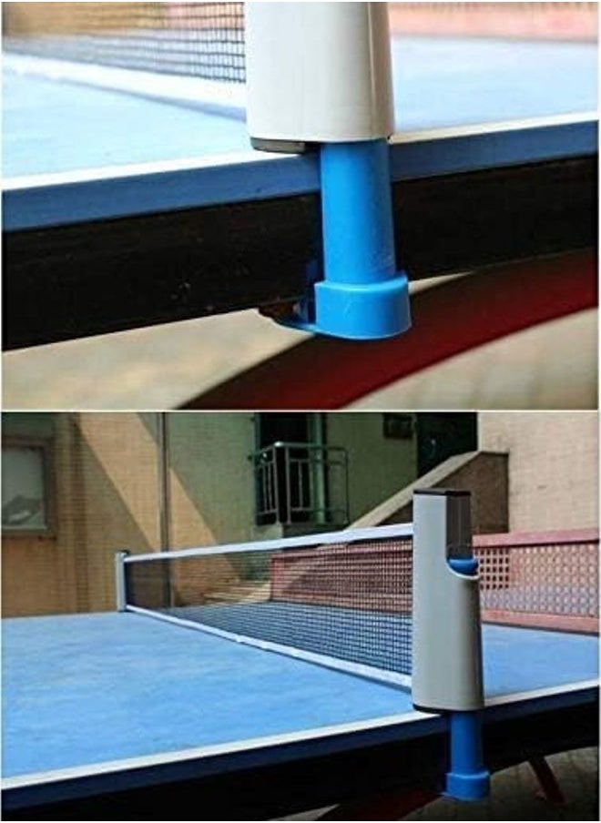 Retractable Table Tennis Table plastic Strong Mesh Net Portable Net Kit Net Rack Replace Kit for Ping Pong