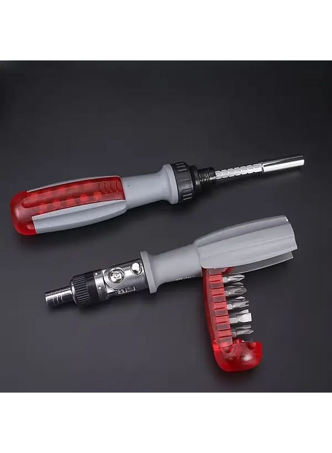 10 في 1 مجموعة مفك براغي يدوي متين برأس دوار - Image 5