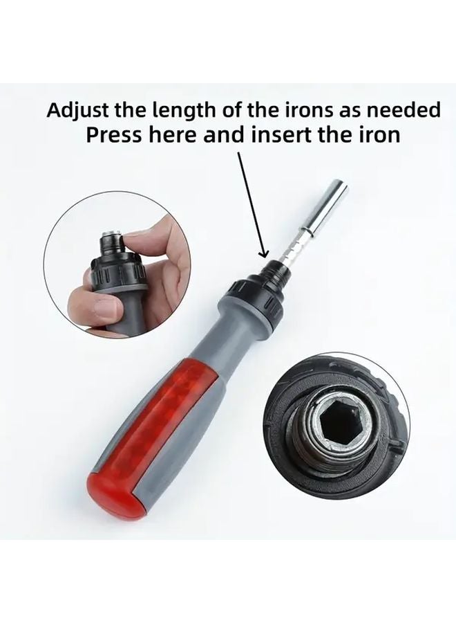 10 في 1 مجموعة مفك براغي يدوي متين برأس دوار - Image 3