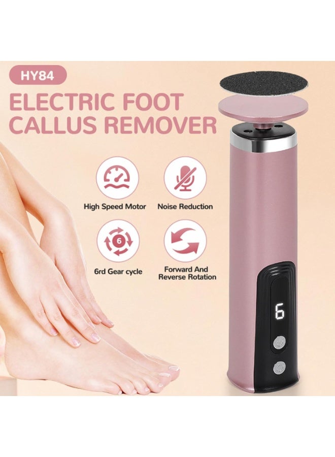 Bukela Electric Callus Remover for Feet, 2-in-1 Electric Foot Callus Remover with Sandpaper Discs and Grinding Heads, Foot Filer Dead Skin Scrubber for Women Men - Image 3