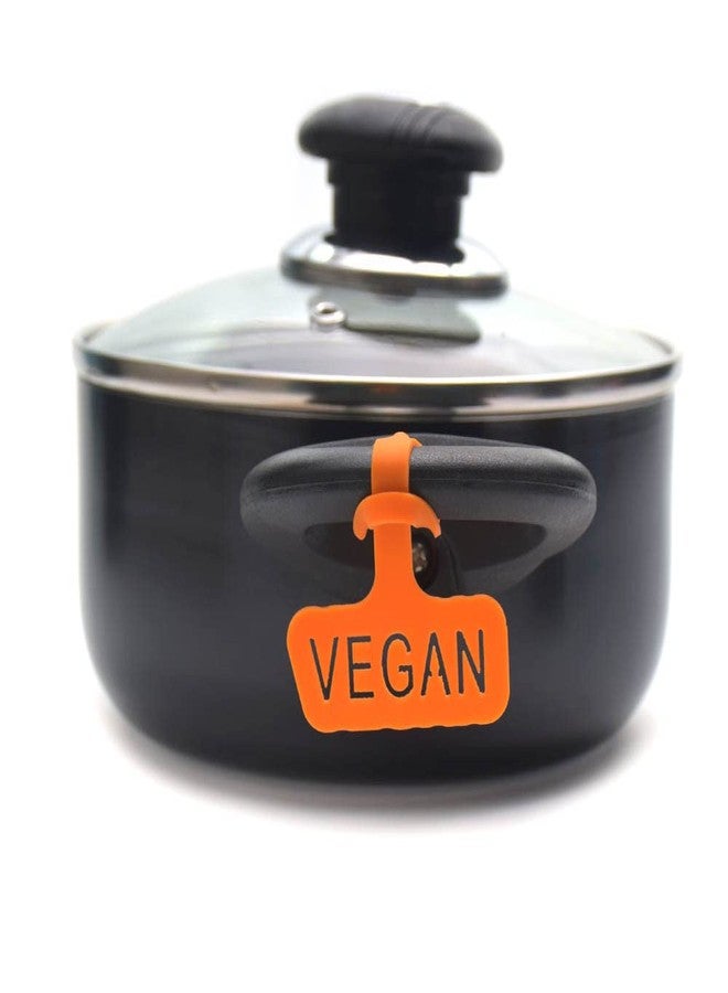 Name-Me ARG Vegan Food Labels. Organization and Decor Accessories. Pack of 2 Kitchen Tags to Identify and Distinguish Different Types of Food. Name-Me ARG - Image 1