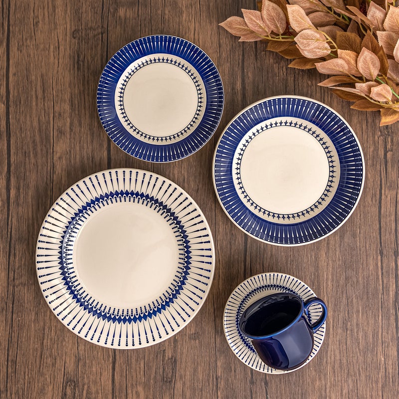 لا ميسا أكسفورد طقم عشاء بورسلان أزرق 20 قطعة - Image 1