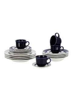 La Mesa Oxford 20 Pcs Blue Dinner Set  - Image 1