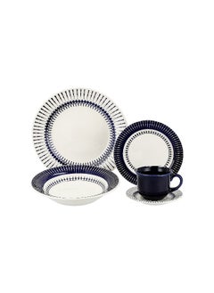 La Mesa Oxford 20 Pcs Blue Dinner Set  - Image 2