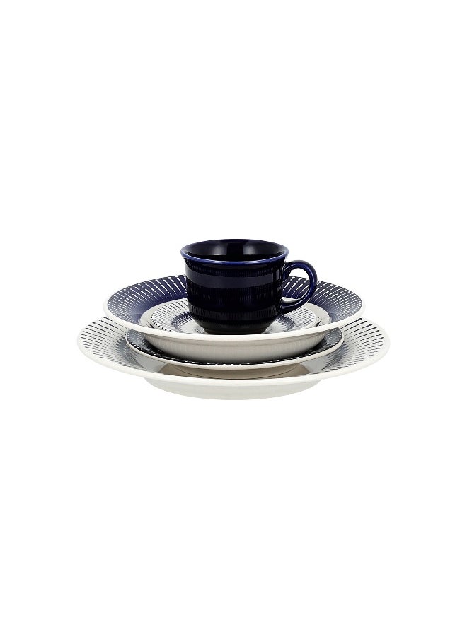 La Mesa Oxford 20 Pcs Blue Dinner Set  - Image 3
