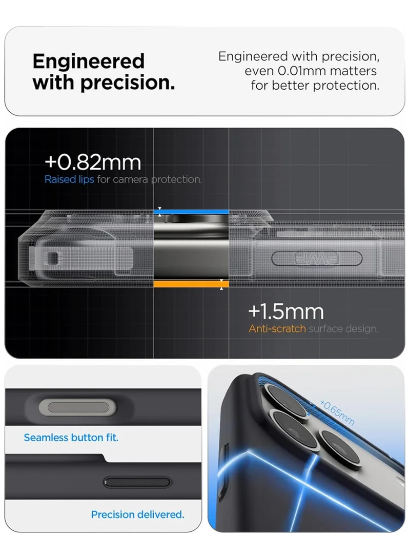 Mobcos Mobcos iPhone 17 Pro Max Black Elite Ring Mobcos iPhone 17 Pro Max Black Elite Ring Premium Silicone Magnetic Wireless Charging Case for iPhone | Silky Soft Touch | Military-Grade Shockproof Protection | Strong Magnetic Compatibility | Luxury Slim Cover  | Best Price UAE