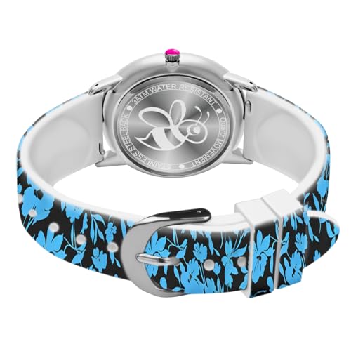 Asan Ge Black Blue Womens Silicone Watch Large Dial Fashionable Waterproof Wrist Watch Easy to Read Multiple Colors Available Suitable for Casual Outdoors - Image 3