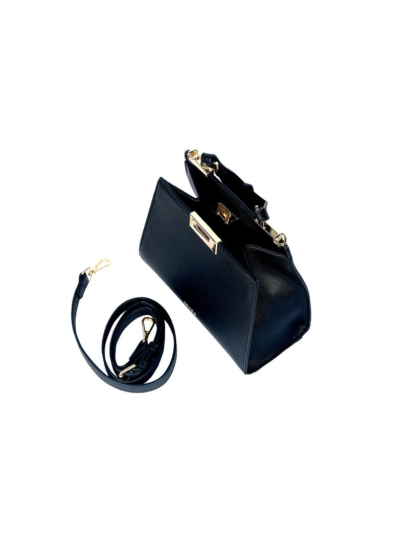 AMICA Zoe Leather Mini Crossbody Handbag for Ladies Top Handle - Image 4