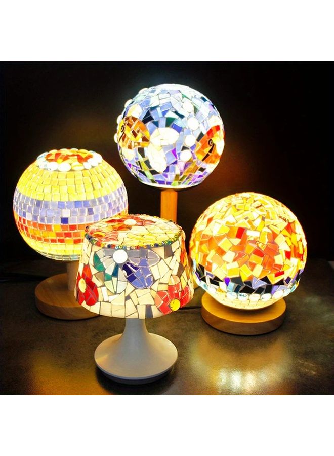 1kg Irregular Shaped Glass Mosaic Fragments Mixed Color DIY Craft Handmade Accessories - Image 2