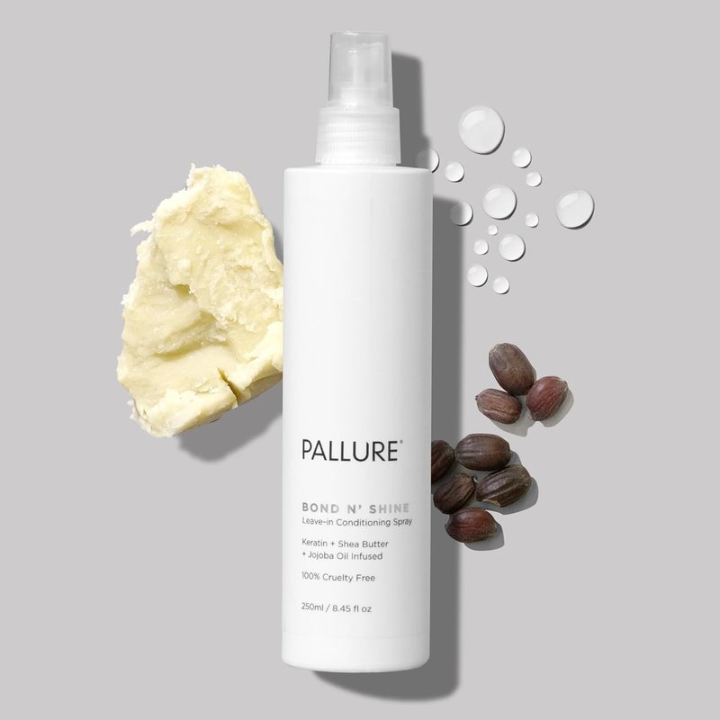 Pallure Bond N Shine LeaveIn Conditioning Heat Protecting Spray To Detangle Strengthens Repair Dry Damaged Frizzy Hair 250 ml 