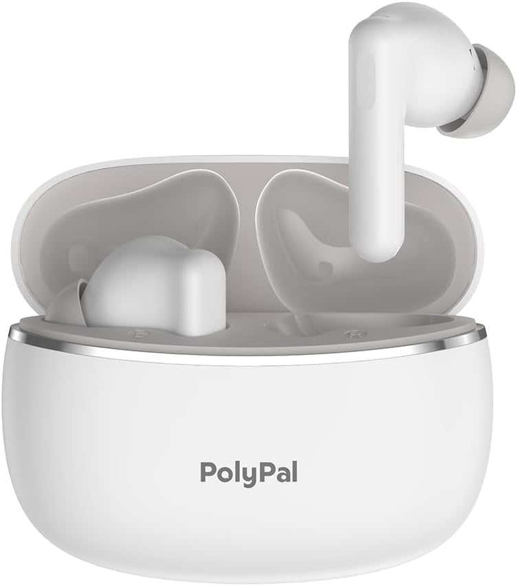 Timekettle Polypal P1 AI Translation Earbuds,Translator Device for Live speech and video, Support 138 Languages, 600 Minutes Monthly,Spanish english translator headphone for immigrants, iOS & Android Compatible - Image 1