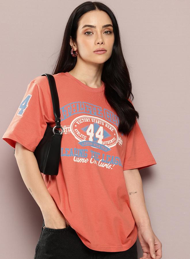 Dillinger Women Oversized Short Sleeve Printed T-Shirt - Image 1