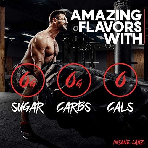 Insane Labz Psychotic Gold High Stimulant Pre Workout Powder Extreme Lasting Energy Focus Pumps and Endurance with Beta Alanine DMAE Bitartrate NO Booster 35 Servings Fruit Punch - Image 5
