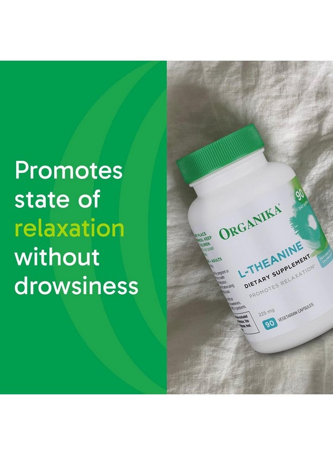 Organika L-Theanine Supplement 225 mg - 90 Capsules: 90 Day Supply of Clean Bioavailable L Theanine for Relaxation, Balance, and Calm - Easy-to-Swallow Single Capsule Servings - Image 4