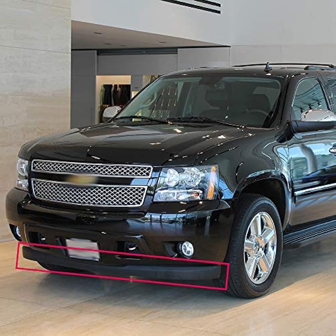 GPLUS Front Bumper Air Dam Deflector Lower Valance Compatible with 2007-2013 Chevy Avalanche Suburban Tahoe Primed Without Off Road Package GM1092208 15203734 - Image 3