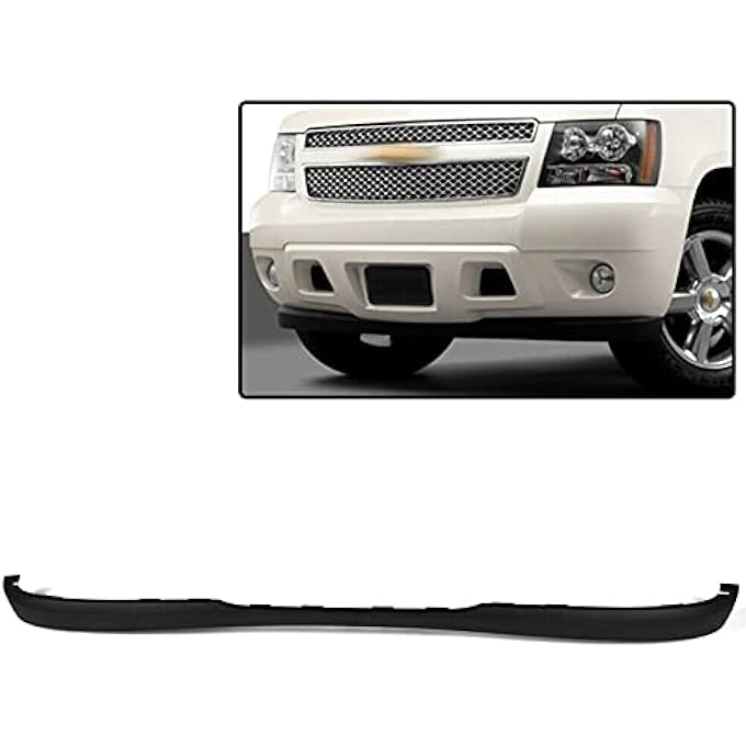 GPLUS Front Bumper Air Dam Deflector Lower Valance Compatible with 2007-2013 Chevy Avalanche Suburban Tahoe Primed Without Off Road Package GM1092208 15203734 - Image 2