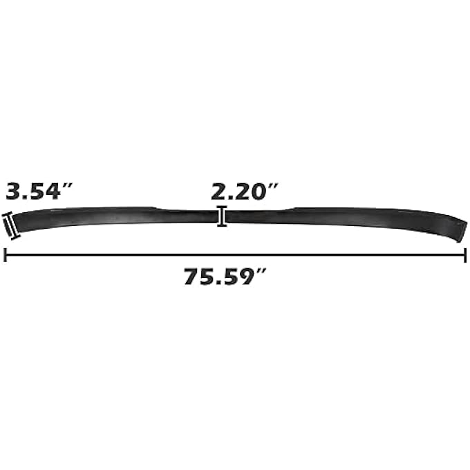GPLUS Front Bumper Air Dam Deflector Lower Valance Compatible with 2007-2013 Chevy Avalanche Suburban Tahoe Primed Without Off Road Package GM1092208 15203734 - Image 5