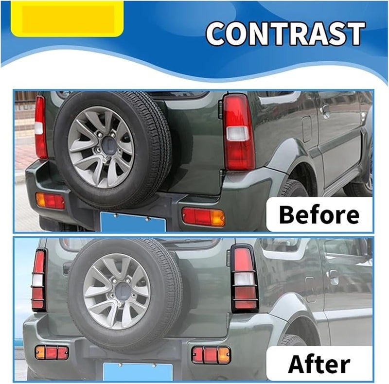 Suzuki Jimny 2007 2017 Rear Fog Light Cover Tail Lamp Trim Frame Exterior Accessories - Image 4