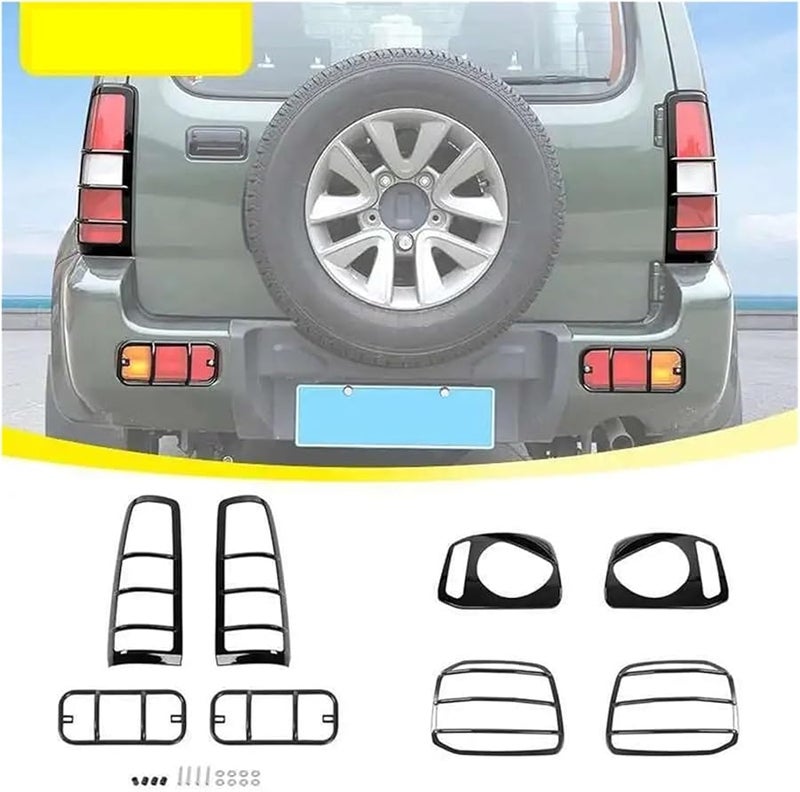 Suzuki Jimny 2007 2017 Rear Fog Light Cover Tail Lamp Trim Frame Exterior Accessories - Image 3