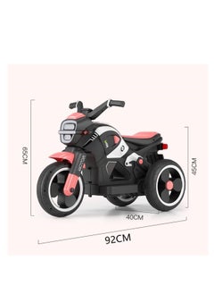 Ntech NTECH New Model Children Ride on Toy With Music Light 3 Wheels Rechargeable Battery Car Baby Motorbike 2-7year Boy & Girl Can Sit In Toy Car Scooter Kids Electric Motorcycle, color Green  - Image 2
