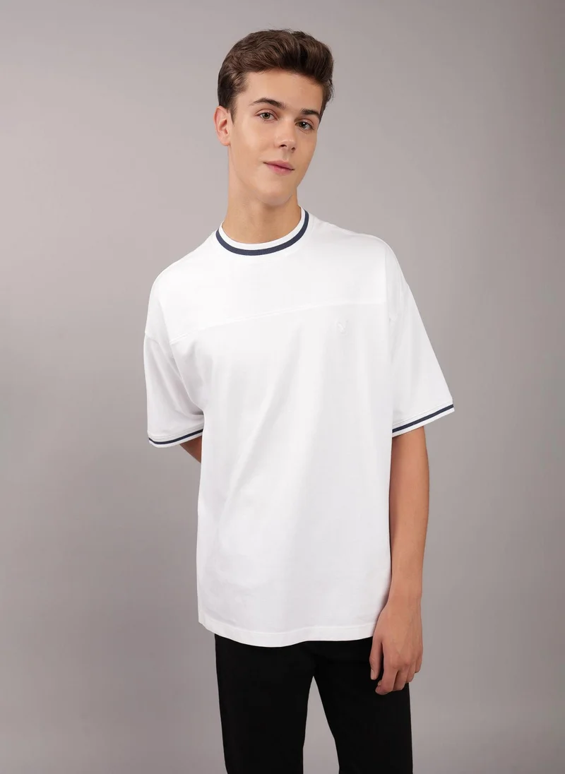 امريكان ايجل Ringer Pique Crew Neck T-Shirt