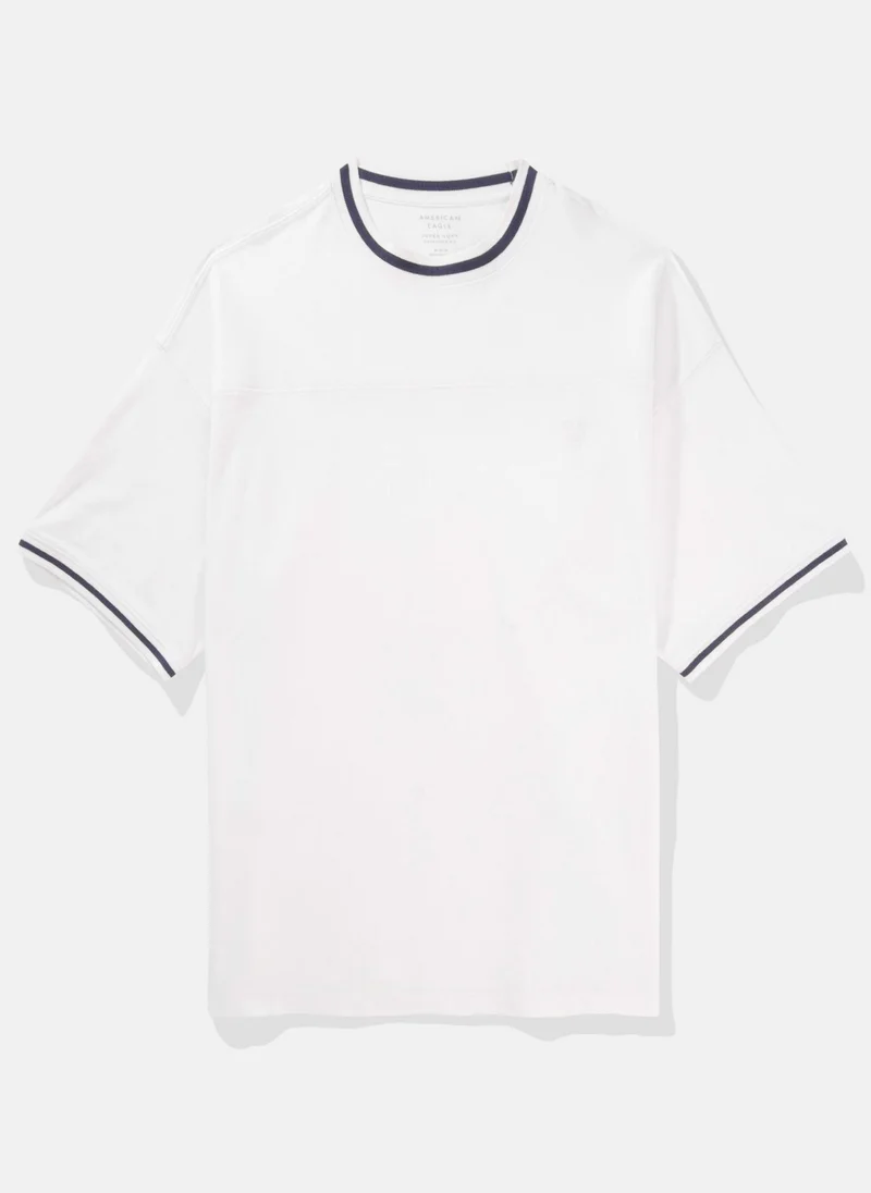 امريكان ايجل Ringer Pique Crew Neck T-Shirt