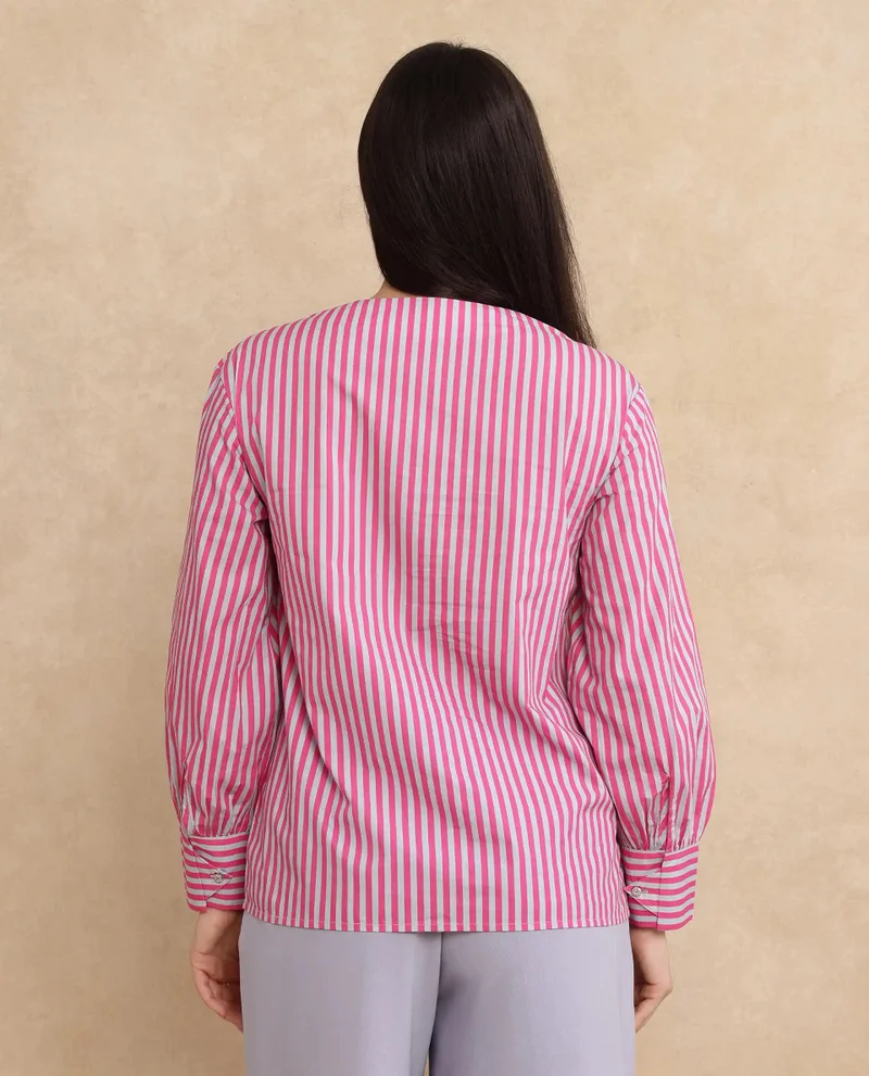 Rareism Women's Printed Regular Fit Top