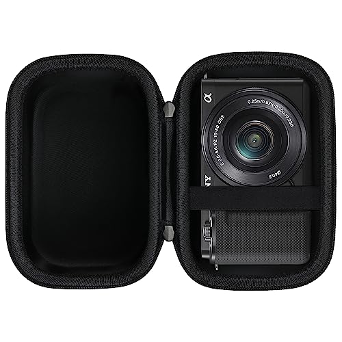 Canboc Carrying Case for Sony Alpha ZV-E10/ ZV-E10L APS-C Interchangeable Lens Mirrorless Digital Camera, 4K Video Vlogging Camera Bag, Fit 16-50mm Lens, Black - Image 1