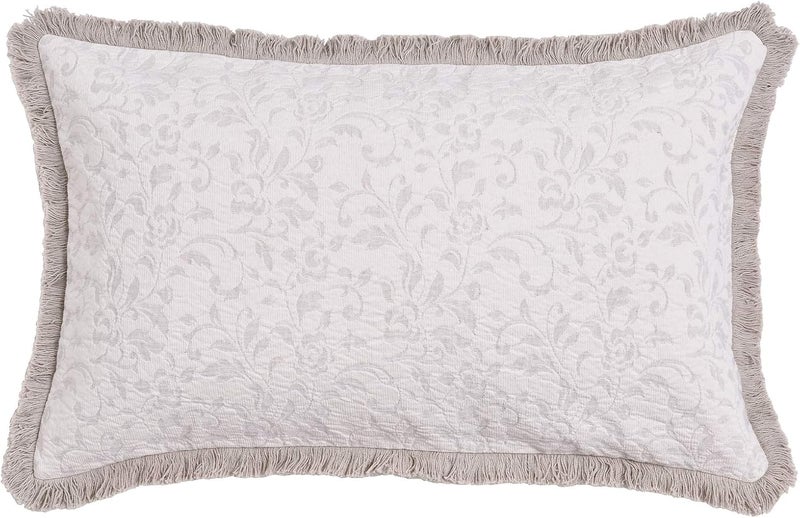 David's Home قطعة واحدة 30cm x 50cm غطاء وسادة قطنية كتان للعمود الفقري، غطاء مكارمي سميك للغاية بنمط حجر مغسول عتيق، بدون حشوة، بيج - Image 1