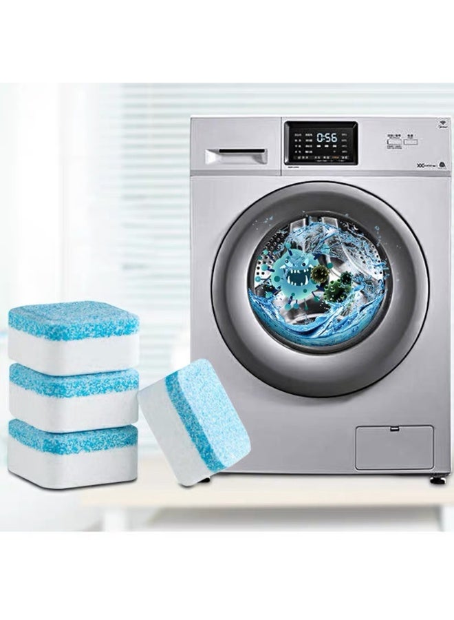 Powerful Automatic Washing Machine Cleaner Tablets – Deep Cleaning Formula for Front & Top Load Washers – Removes Odor, Residue, Limescale & Rust – Monthly Use for Optimal Performance – 12 Tablets - Image 1